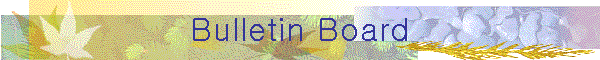 Bulletin Board